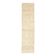 1970s vintage Turkish hand-knotted wool cotton beige runner rug 62x261