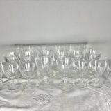 Vintage crystal glasses 1980 x 20