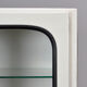 Vintage Glass & Iron Medical Cabinet, 1970s