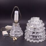 Elegant Table Lamp in Rostrato Murano Glass Vase for Barovier & Toso, 1940s