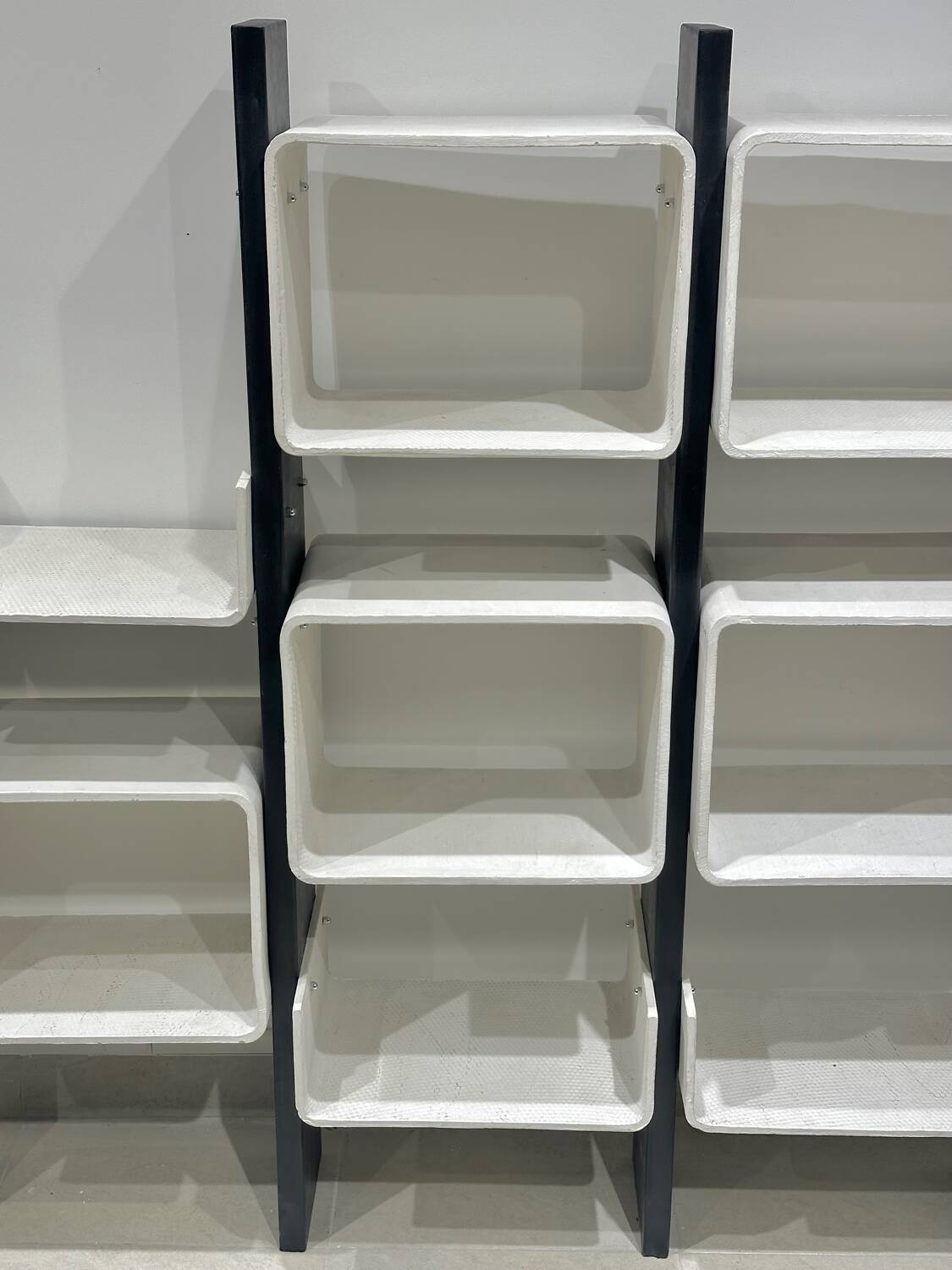 Large fiber and wood  shelf