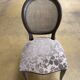 Black medallion chair