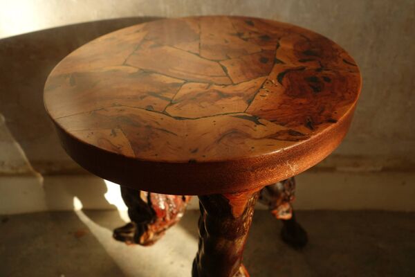 Tabouret vintage pied de vigne