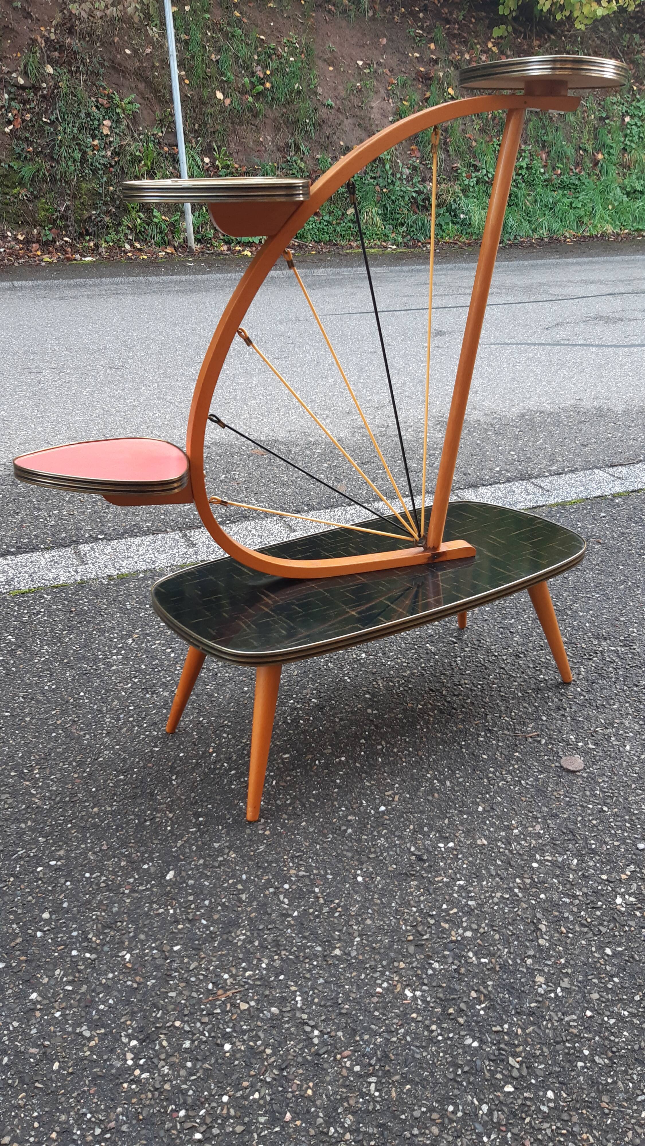 Stand plant holder formica vintage