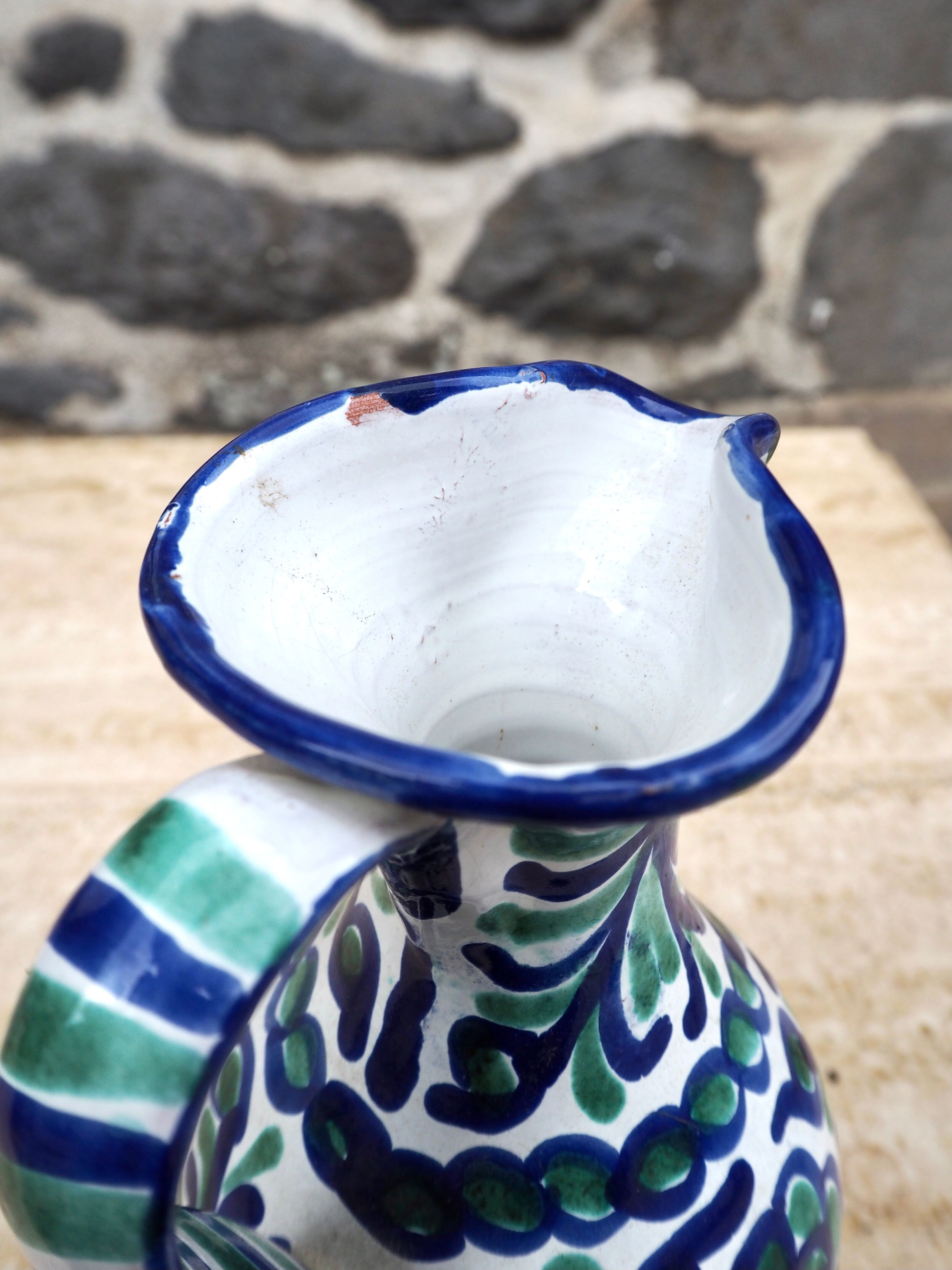 Spanish ceramic pitcher, 1970s