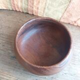 Turned wood bowl