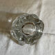 Crystal tulip vase sign Daume France