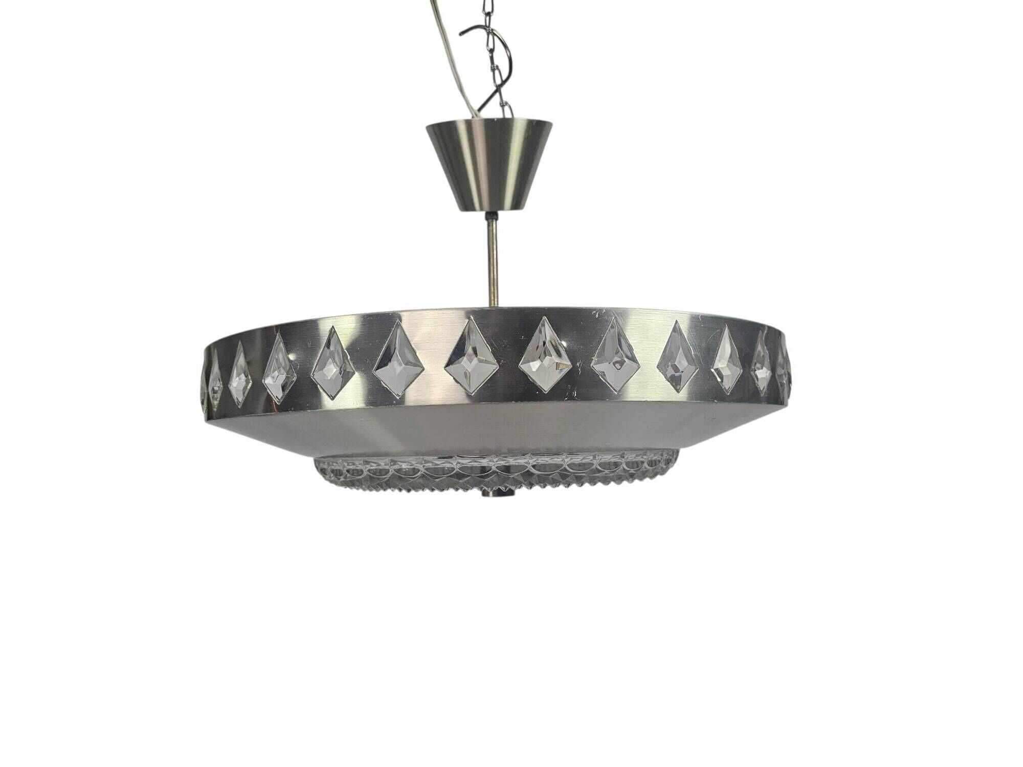Vitrika - Orrefors - Carl Fagerlund - UFO lamp - Sweden - 1960s