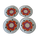 Set of 4 plates Gien / Harmony