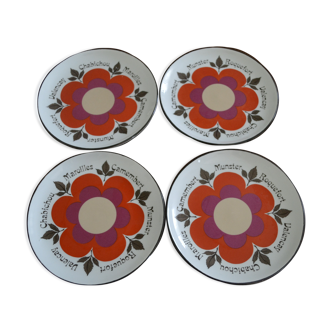 Set of 4 plates Gien / Harmony
