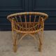 Paire de fauteuils en rotin, travail français 1960