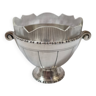 Ingotdor silver red fruit bowl