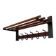 Wall-mounted coat rack