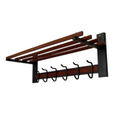 Wall-mounted coat rack