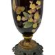 Slip-cast vase decorated with flowers and butterflies – Late 19th century – Monture
