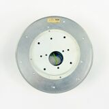 Mid-Century Murano Glass & Brass Flush Mount/Ceiling Light from Doria Leuchten, Germany, 1960s