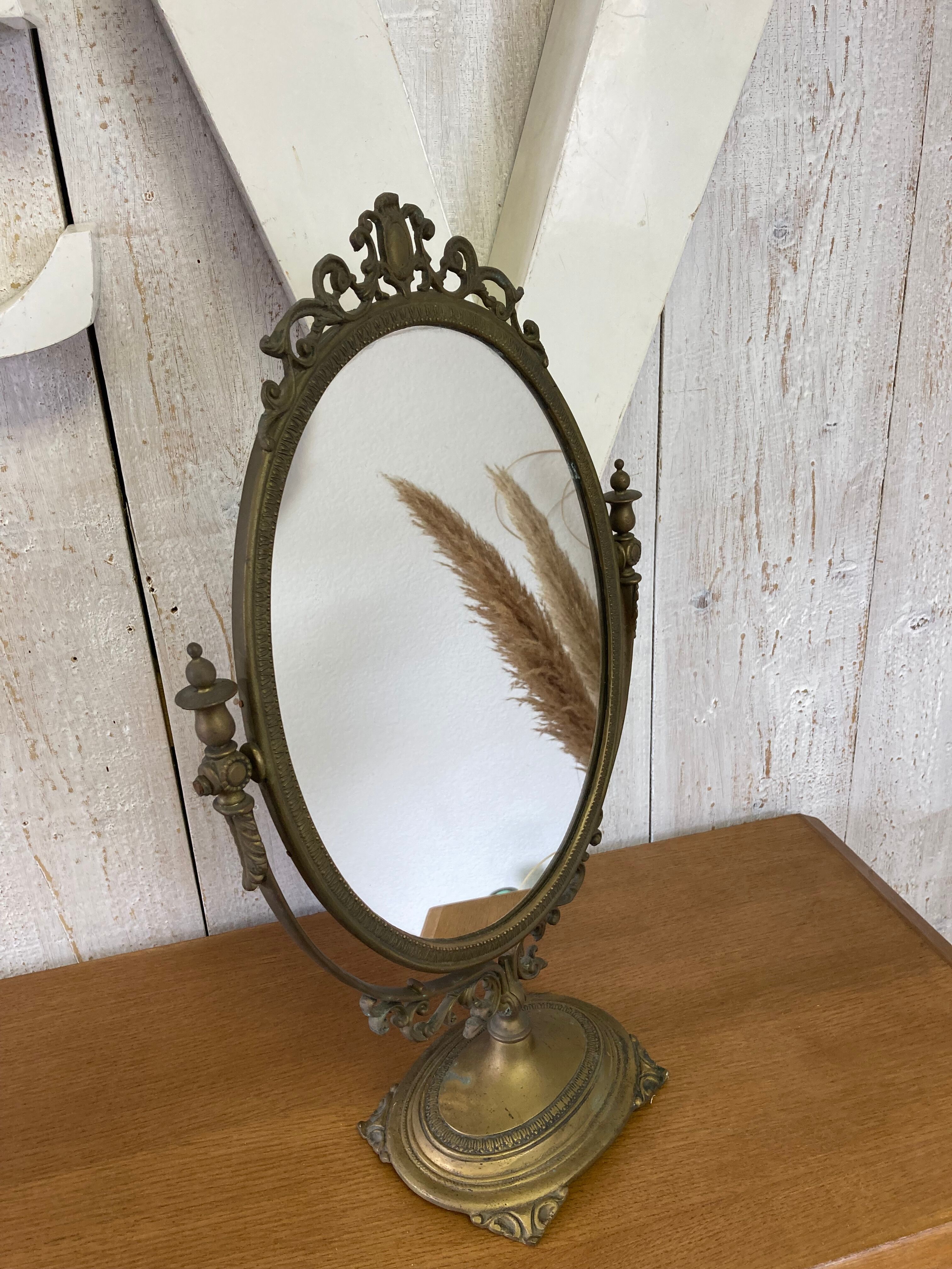Miroir ancien doré