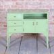 Art Deco Small Cabinet in Spruce & Paint, Czech, 1920s
