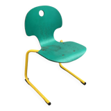 Chaises de collectivité, de cantine, vintage