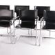 Vintage Set of 6 Tubular frame chairs
