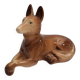 Saint Clement - Figurine - Resting Dog - Ceramic