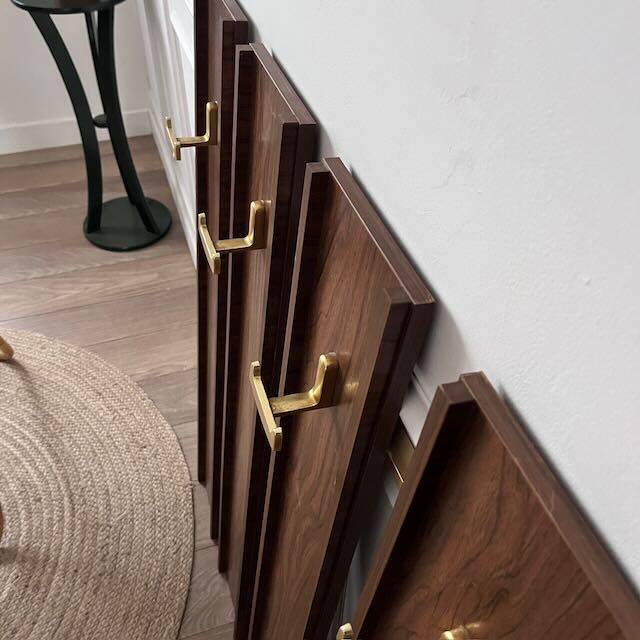 Vintage wall-mounted coat rack