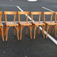 Set of 6 chairs Bistro baumann beech clear n ° 13