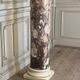 Column in purple and white breccia marble from Carrara, 19th century
