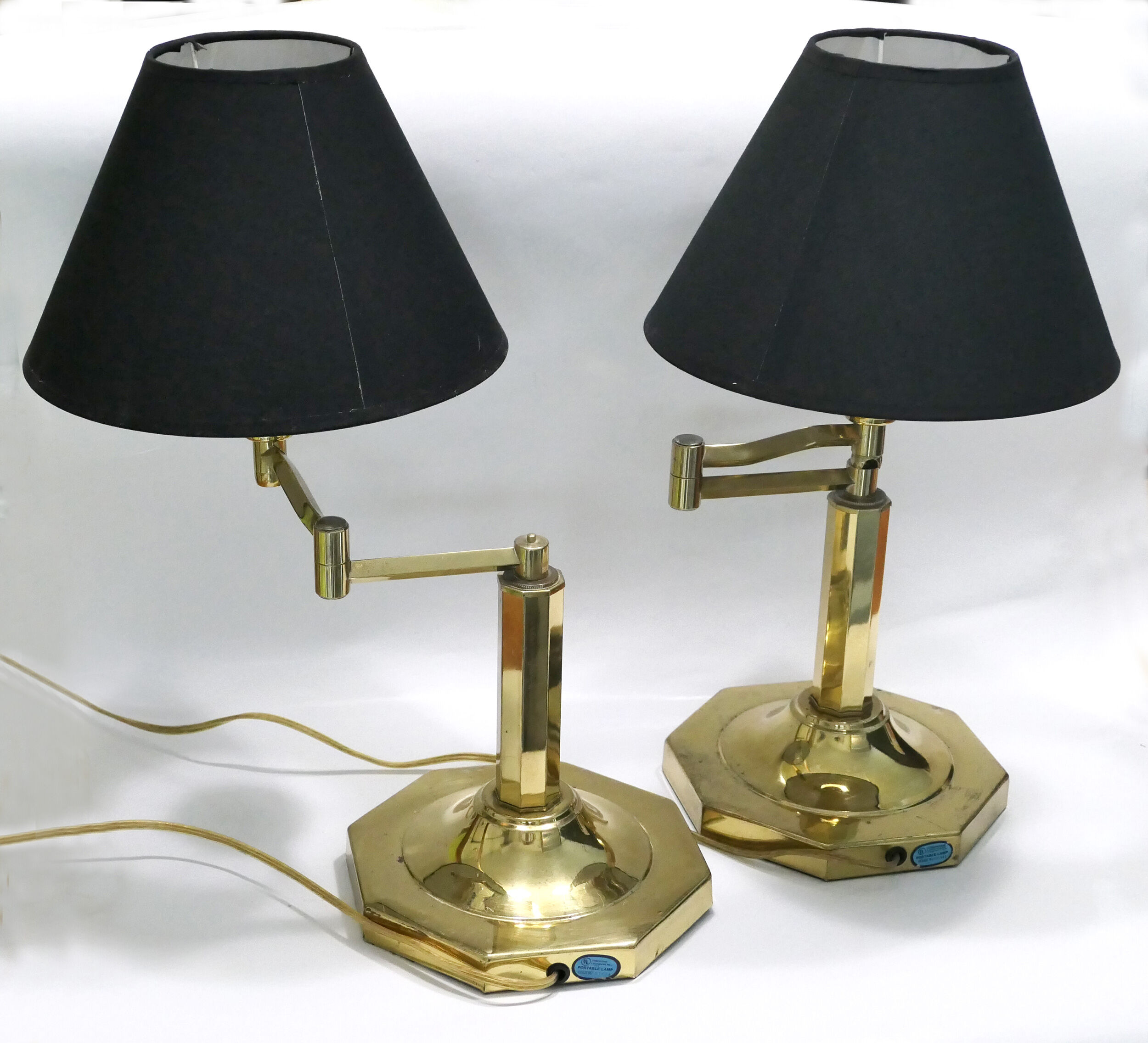 Pair of Hollywood Regency USA 1980's