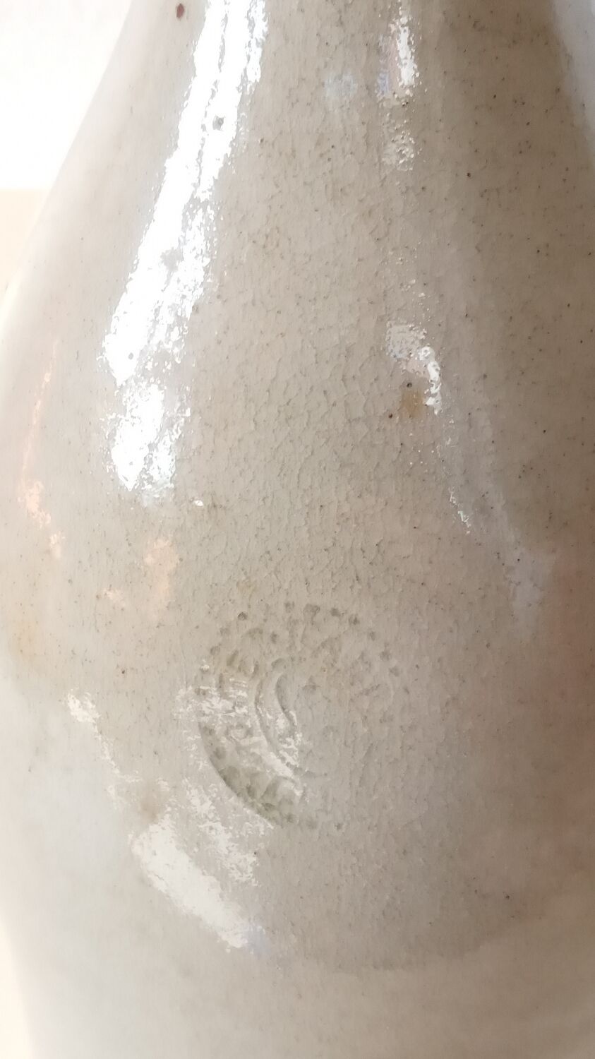 Glazed stoneware bottle