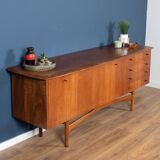 Retro Teak 1960s Long Mid Century Sideboard By Dalescraft