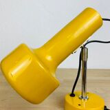 Lampe spot jaune à poser années 70