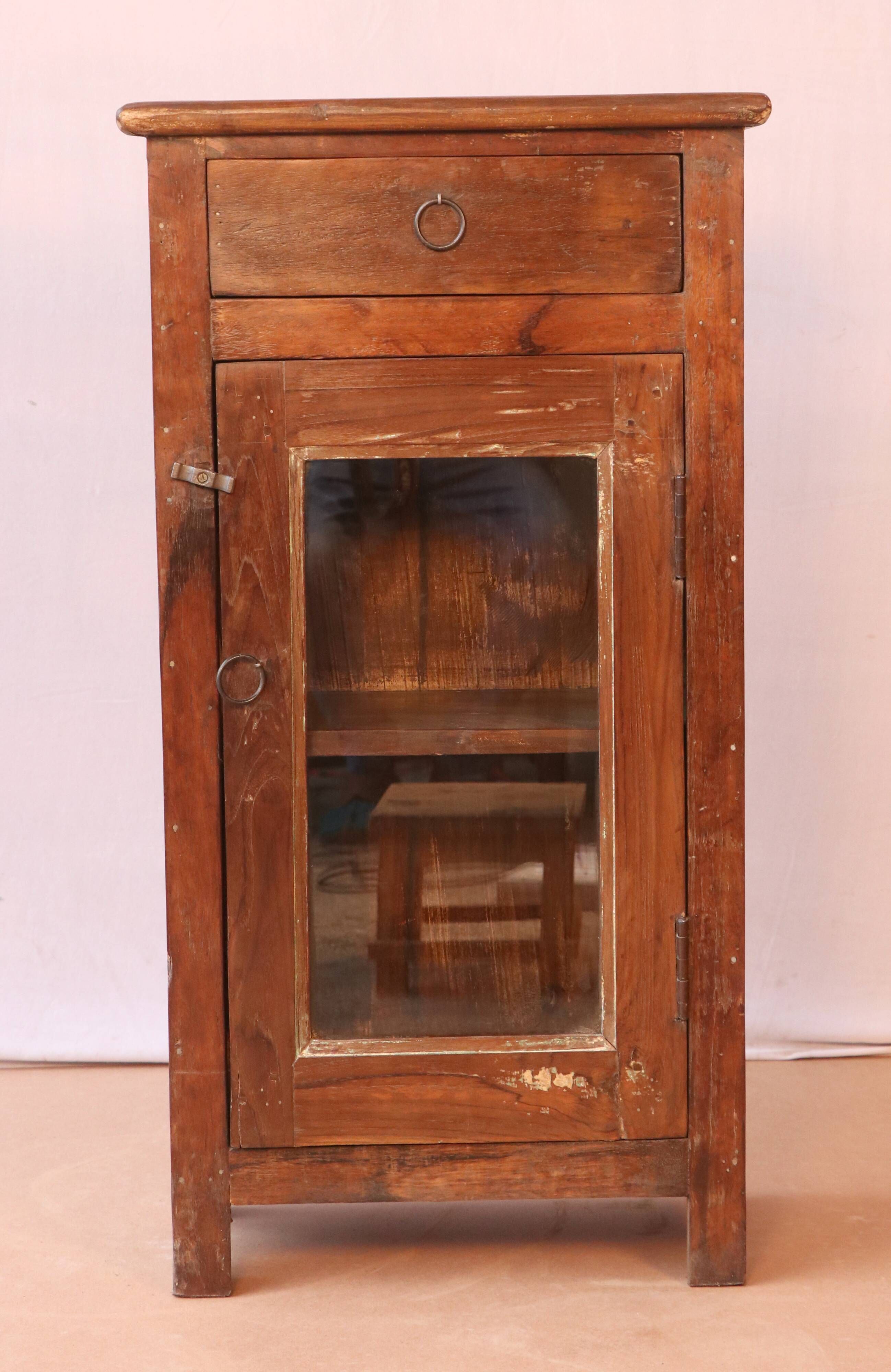 Old Burmese teak cabinet