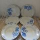 6 Moulin des Loups soup plates