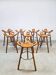 Vintage wooden Spanish barstools Marbella