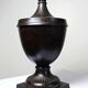 Covered cassolette in Empire style, patinated bronze, India, 1960s-1980s.