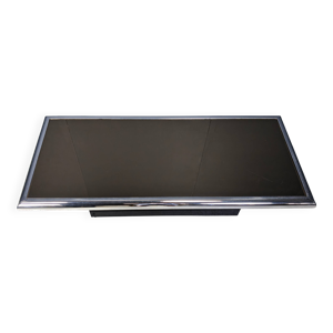 Table basse chromée