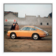 Tirage d'art Porsche 912 orange, 1967
