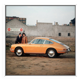 Tirage d'art Porsche 912 orange, 1967