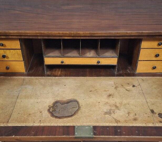 Commode-secrétaire Anglaise en acajou