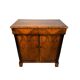 Large Biedermeier Half-Cabinet in Ebonized Walnut, South Germany, 1820