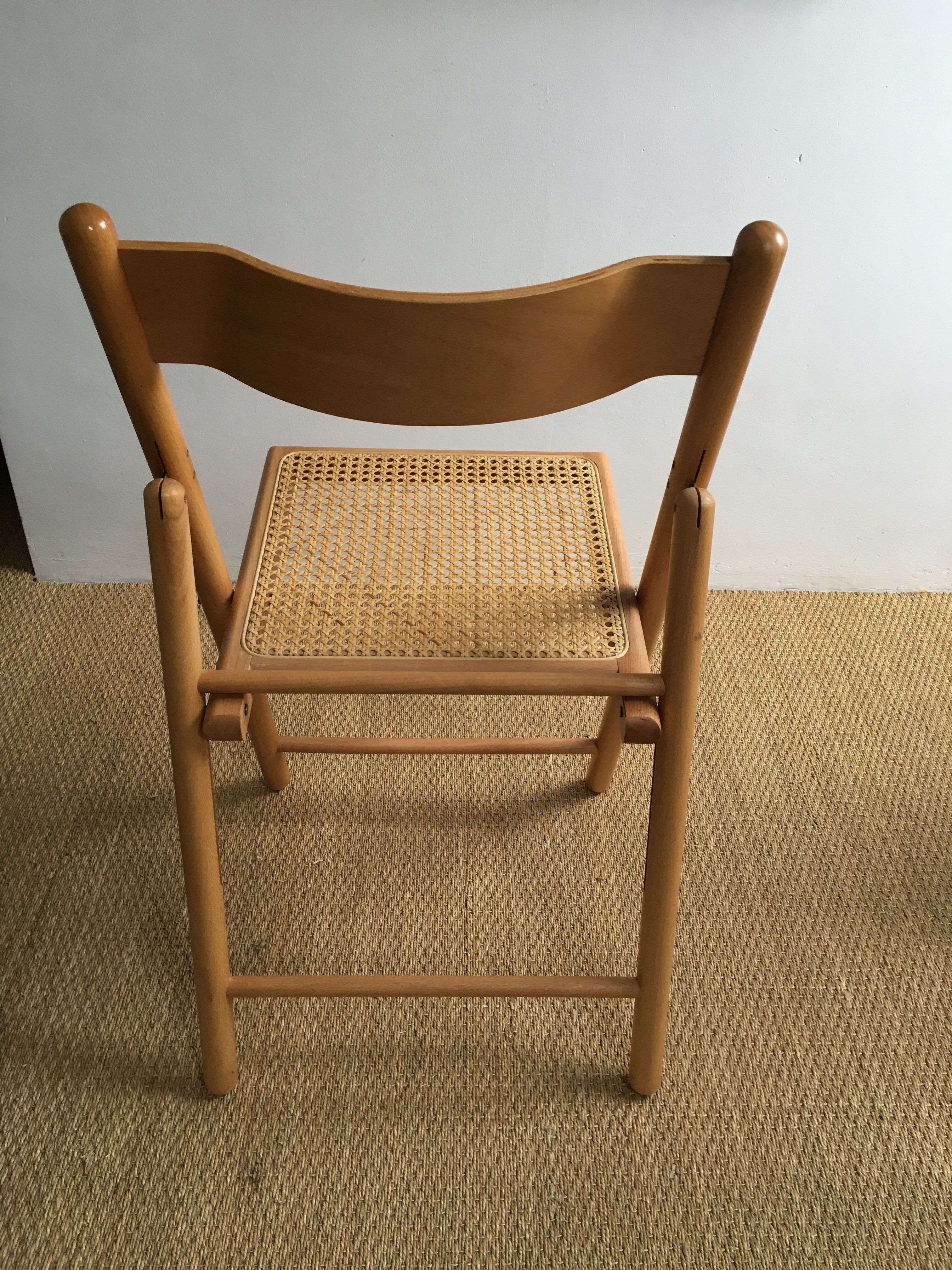 Lot of 3 vintage cantique folding chairs