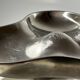 Plat tripartite, acier inoxydable,Georg Jensen, Danemark 1970s