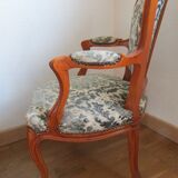 Louis XV blue style armchair