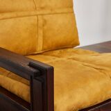 Mid century Lounge Chairs & Table by Carl Straub, Germany, 1970s, Set of 3