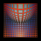 Complete portfolio (8 plates) from 1975 - Universal structures of the checkerboard - Victor Vasarely