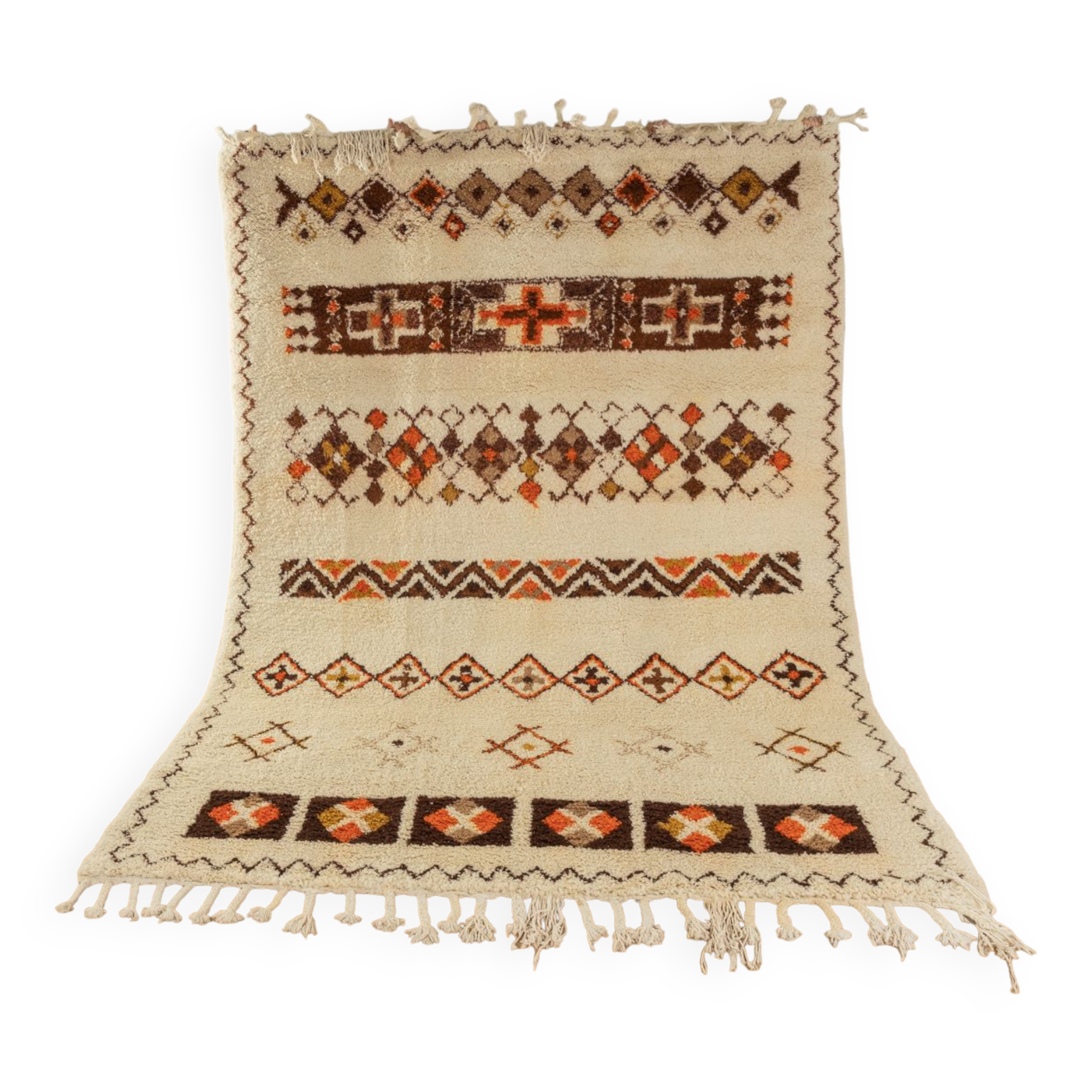 1960s Berber Carpet, 241 x 343