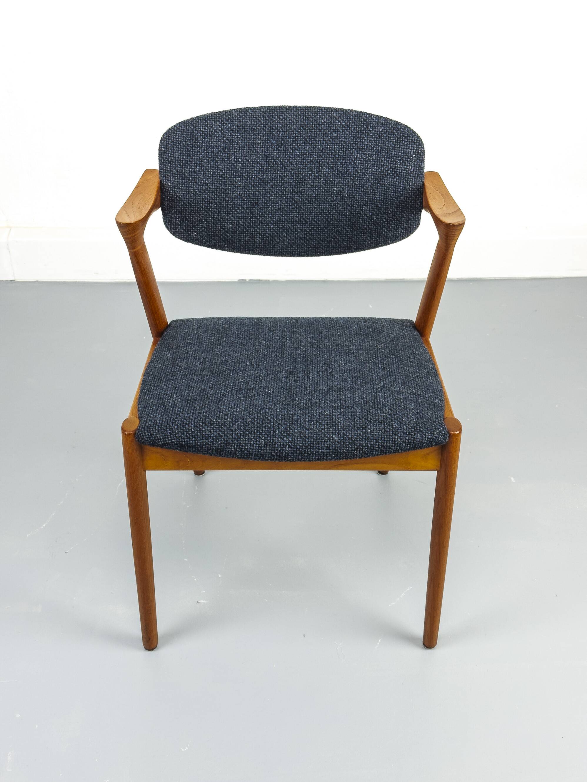 Modell 42 Teak Chair by Kai Kristiansen for Schou Andersen, 1960s