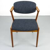 Modell 42 Teak Chair by Kai Kristiansen for Schou Andersen, 1960s