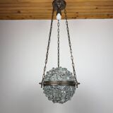 Antique style Art Nouveau chandelier with chains, Austria, 1890s